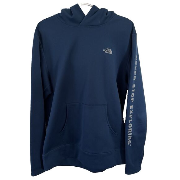 The North Face Men’s Size Large Box NSE Pullover Hoodie Never Stop Exploring - Picture 1 of 7